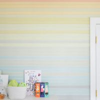 How To Make A Colorful Planked Wall Treatment